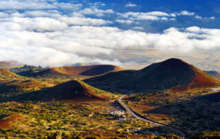 Breathtaking view of Mauna Loa volcano on the Big Island of Hawaii