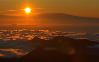 Sunset over Haleakala