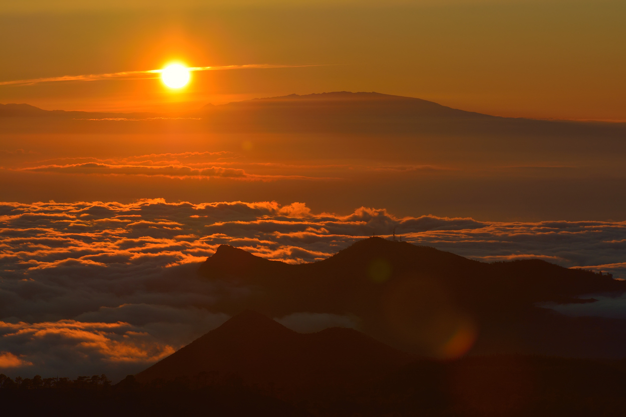 Sunset over Haleakala